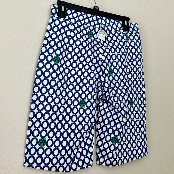 New Melly M By Mellisa Madden Bermuda chino Shorts resort wear golf ladybug 4 - Picture 7 of 11